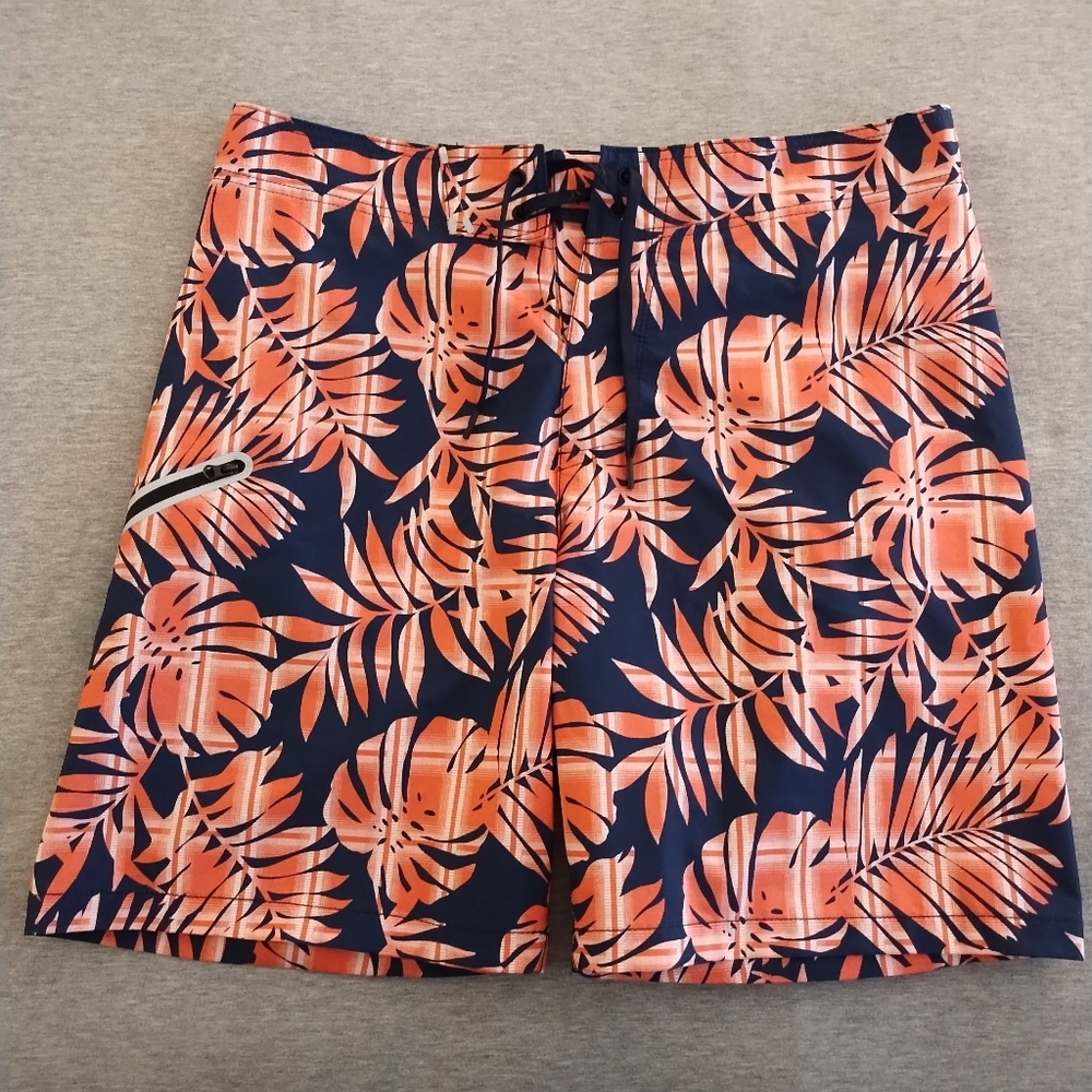 Men's Tommy Bahama Island Active Swim‎ Trunks Board Shorts Size 35